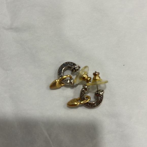 Brighton earrings with gold hearts. - Picture 2 of 2